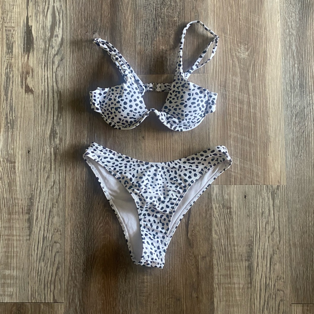 Dalmatian print bikini
